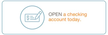 Open Checking Account CTA with Border